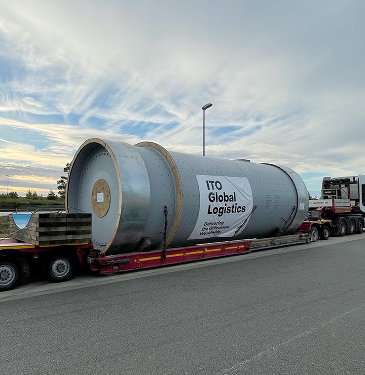 Ein Mühlenrohr auf Reisen