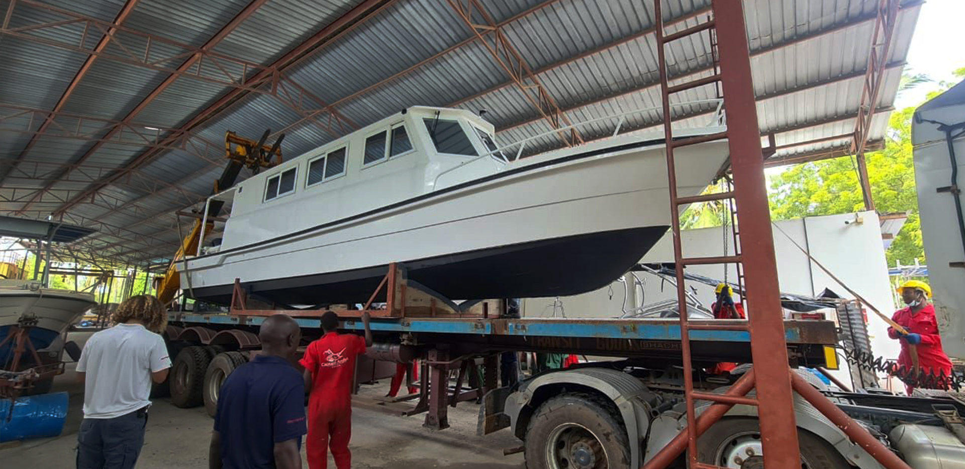Wenn Schiffe nicht
im Wasser fahren